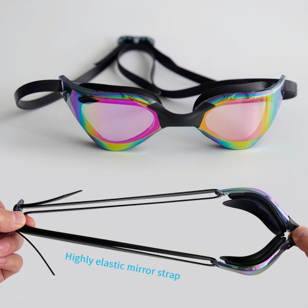 Competitive Racing Goggels Professional Manufacture New Electroplated HD Anti-fog Training ...