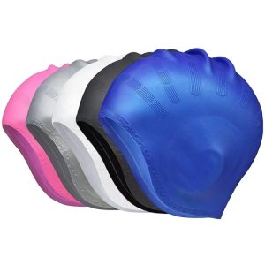 Ear Protect Silicone Swimming Cap