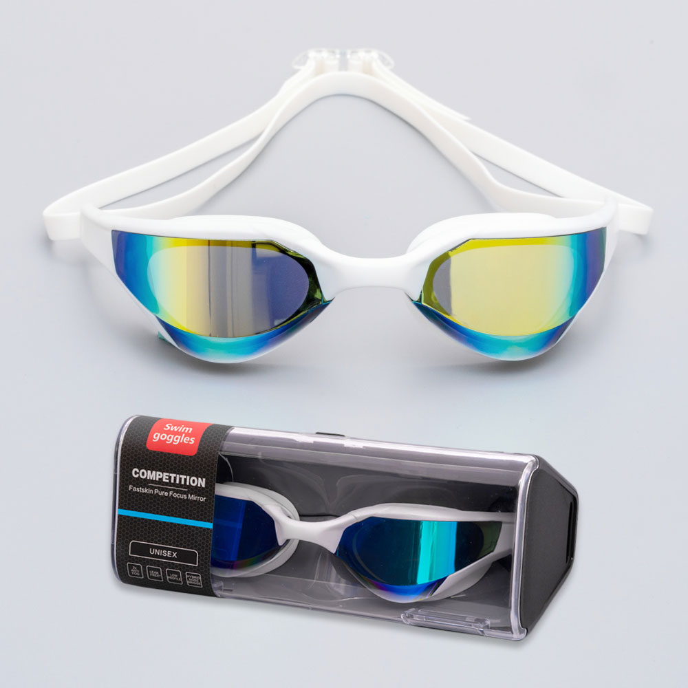 swimming goggles one piece silicone men