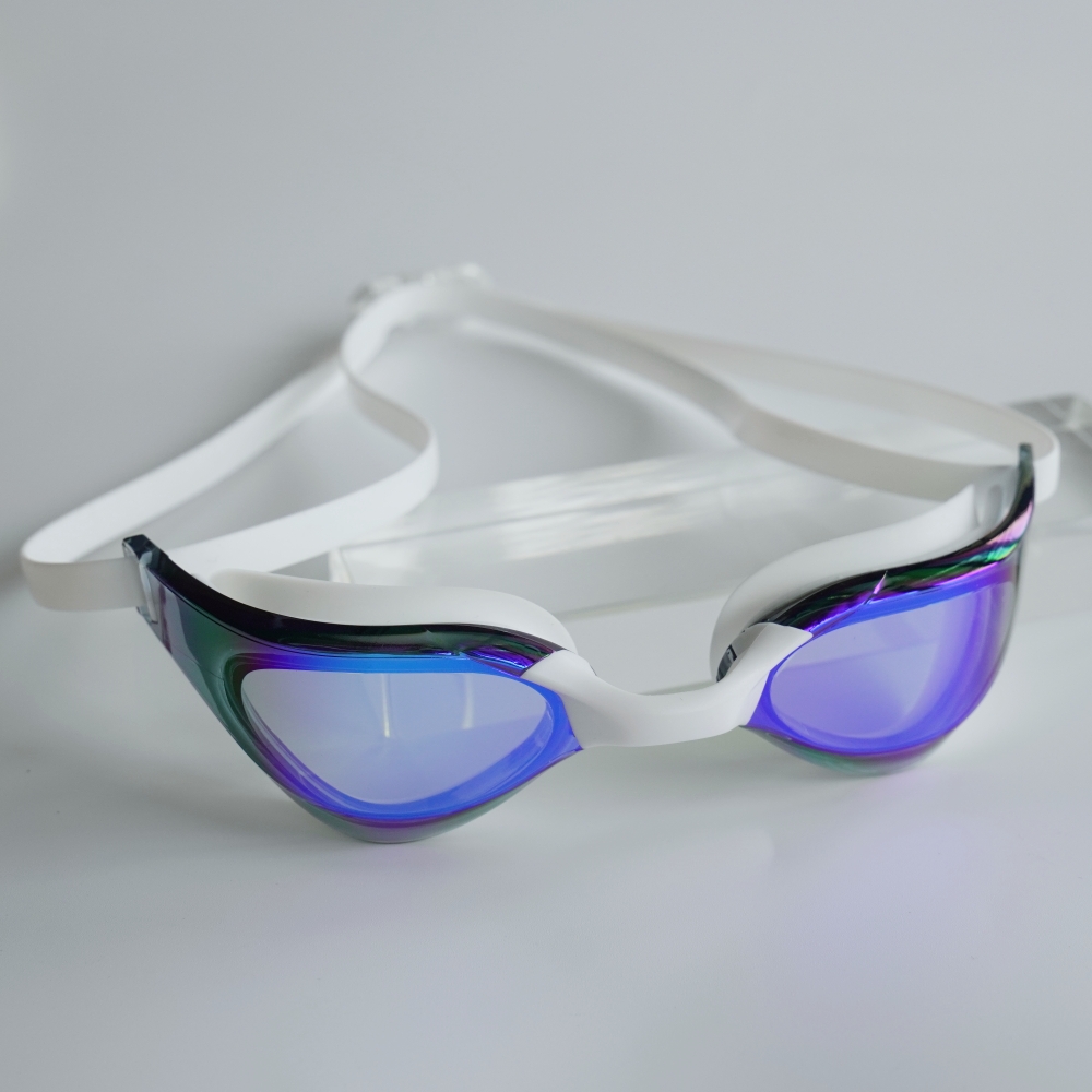silicone anti-fog swimming goggles