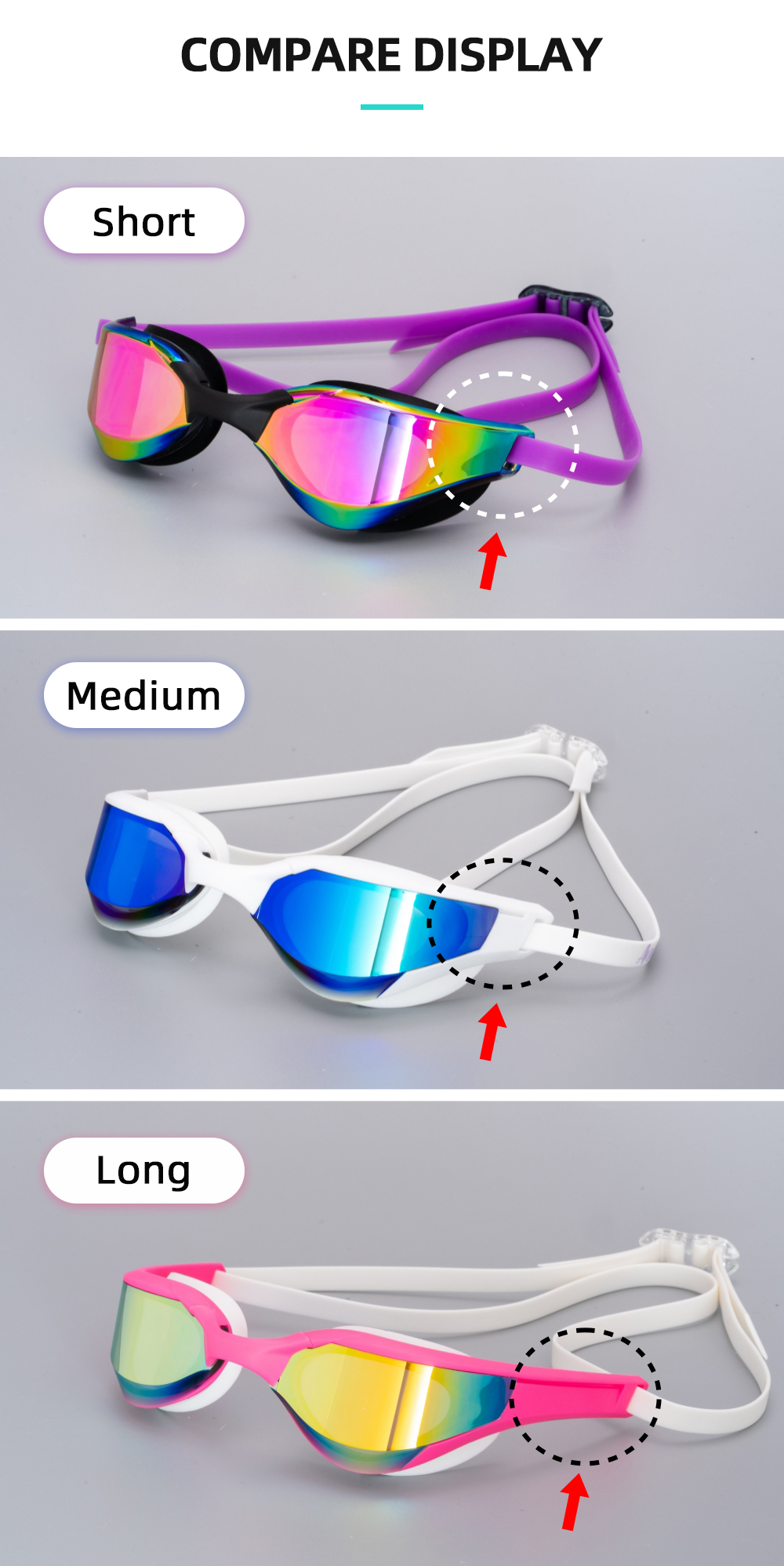 bulk swimming goggles