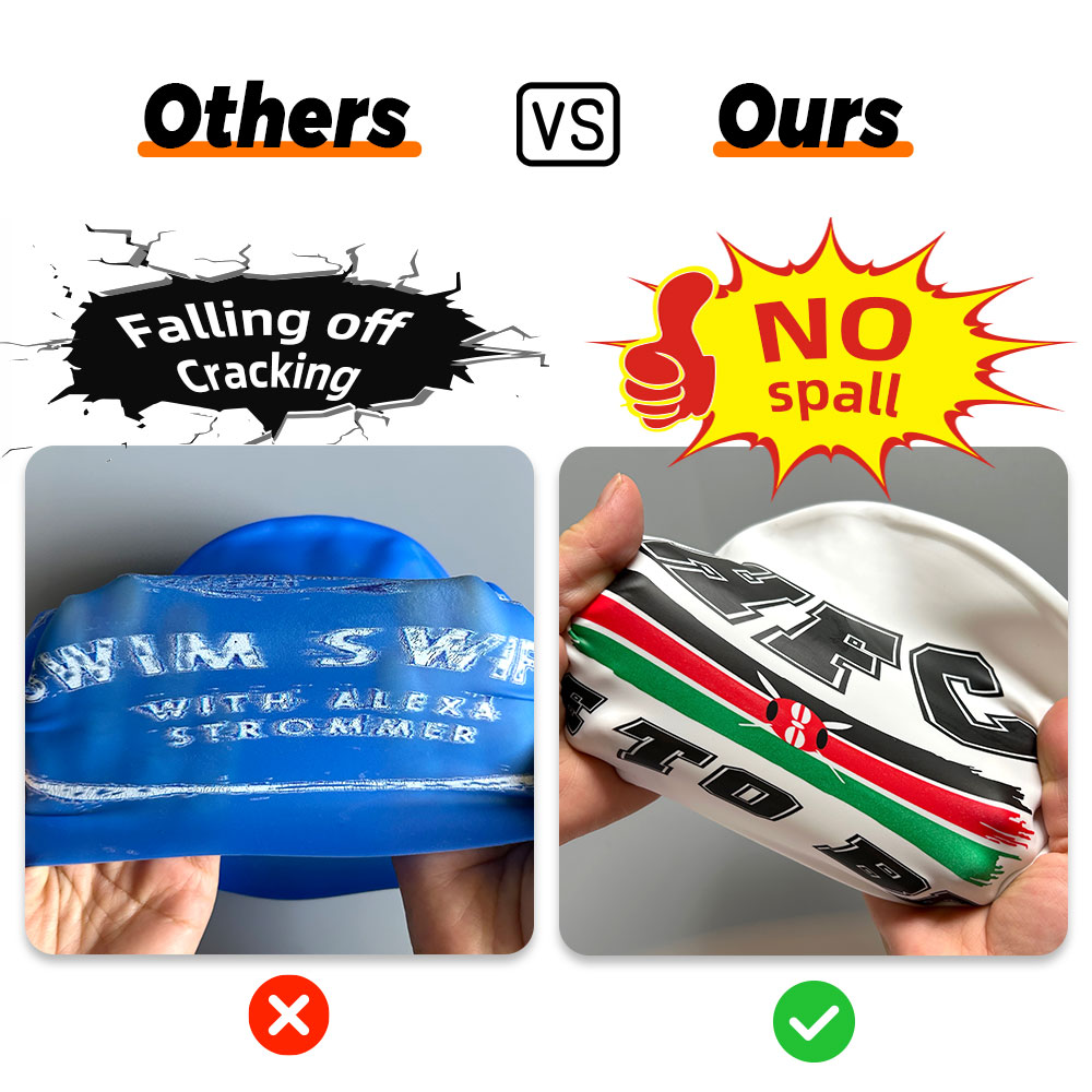 silicone swimming cap