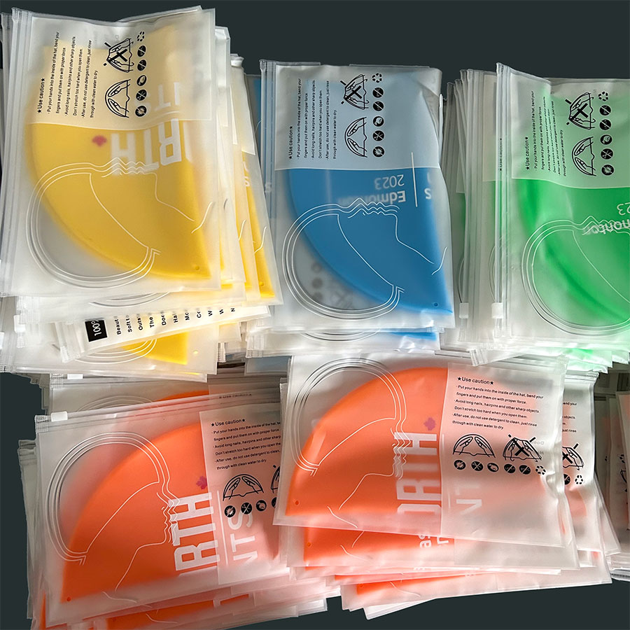 country flag swim caps