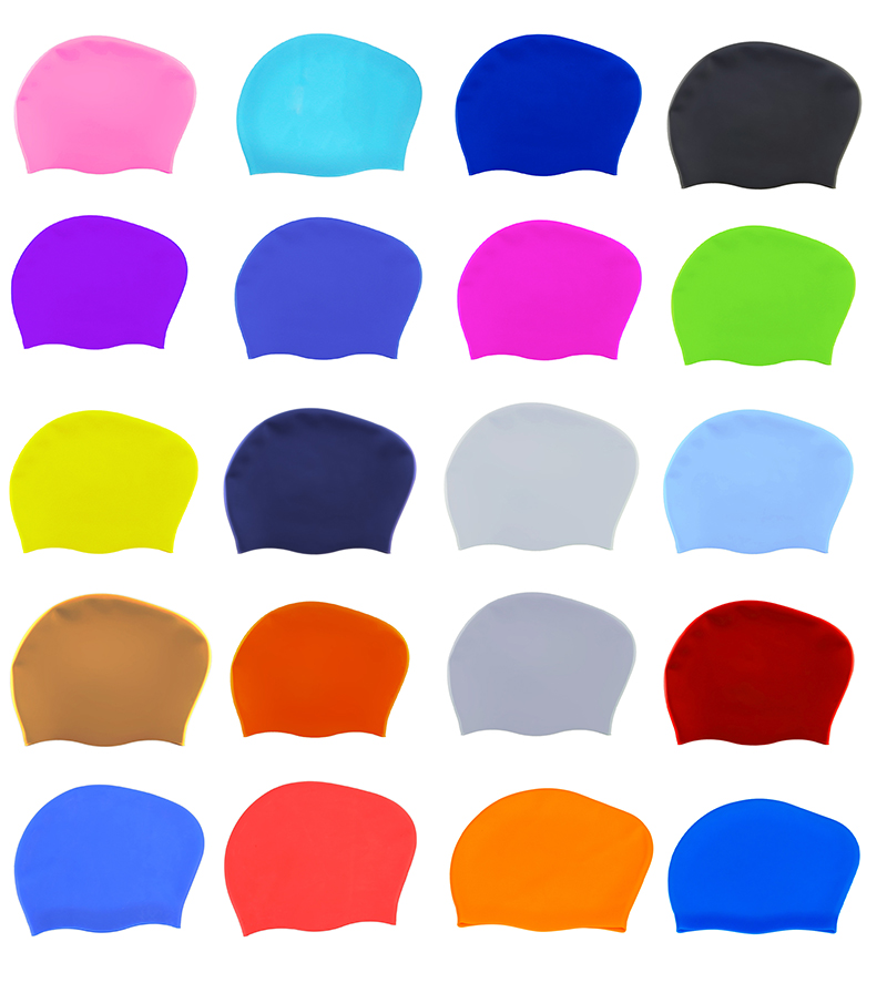 silicone swimming cap