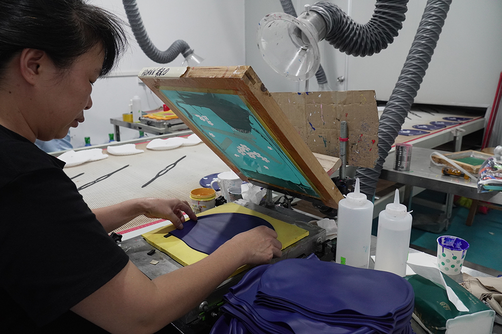 screen printing logo silicone swimming cap