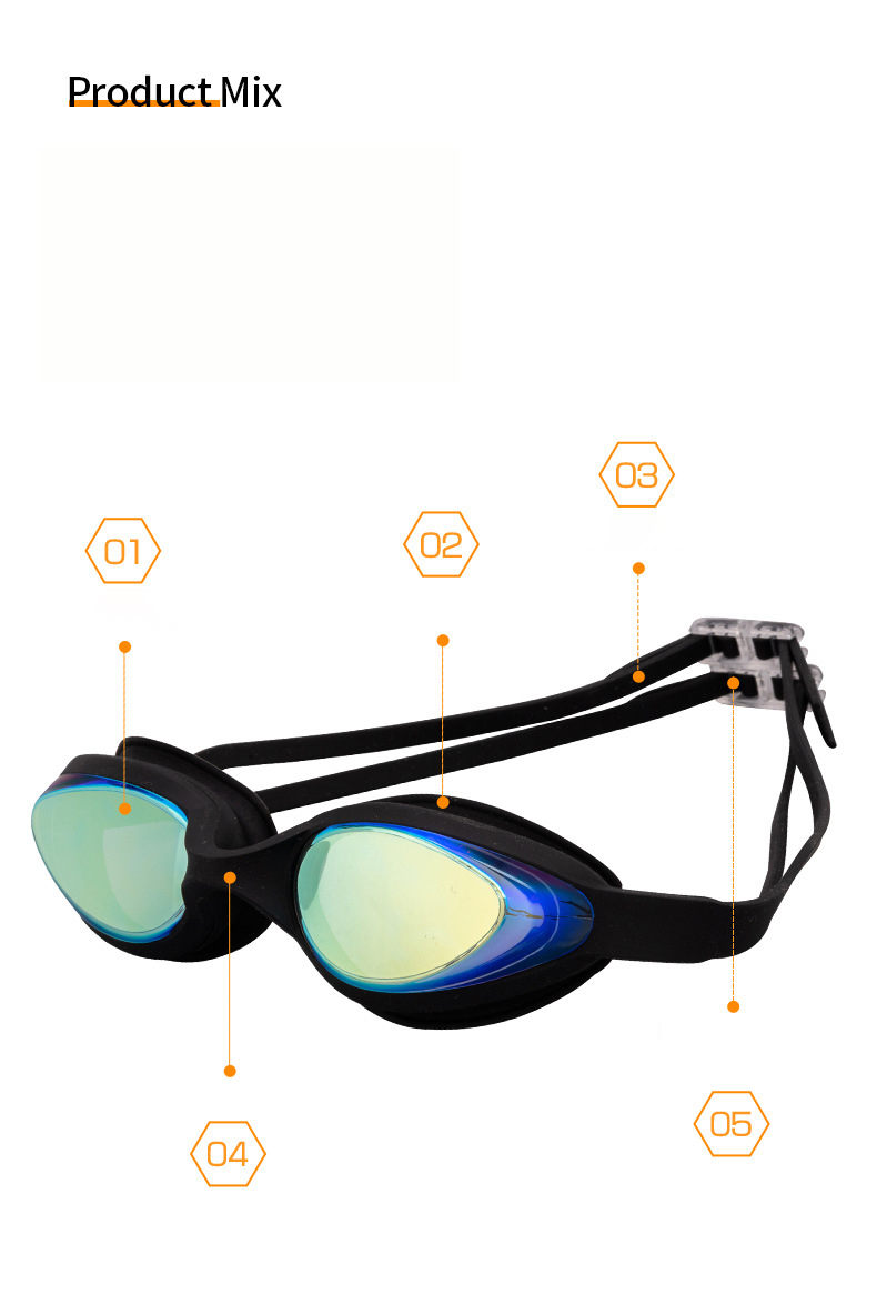 Women swimming goggles