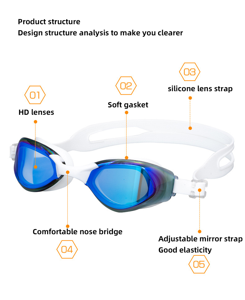 waterproof swim goggles