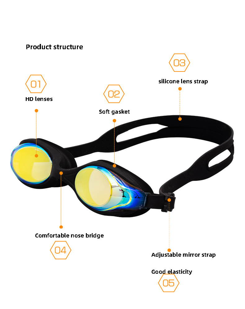 waterproof swim goggles