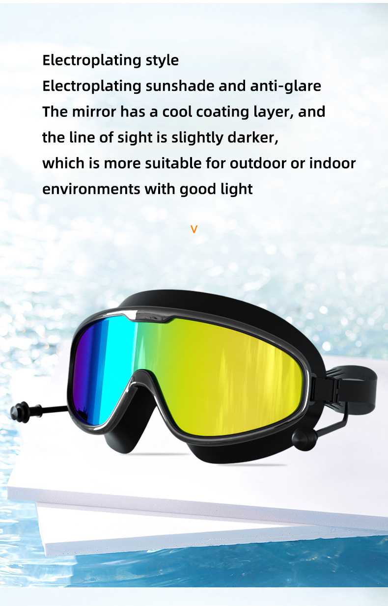Wide view Swimming Goggles 