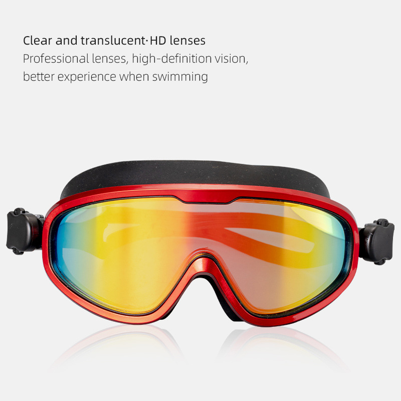 wide-view swimming goggles
