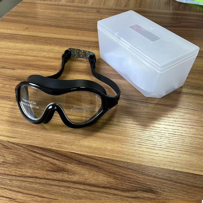 clear swimming goggles
