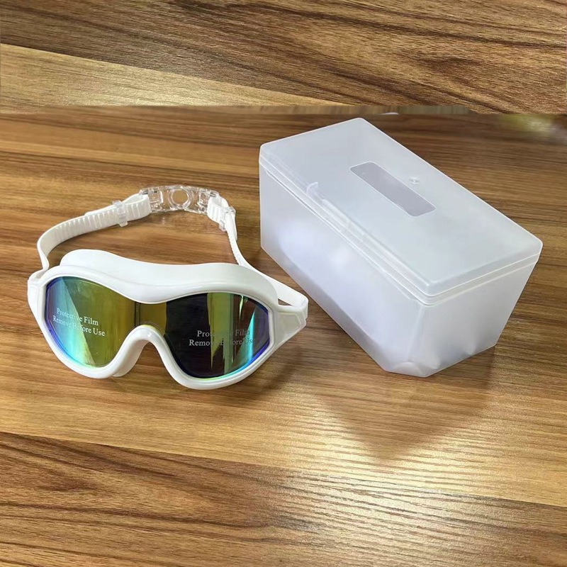 large swim goggles anti fog