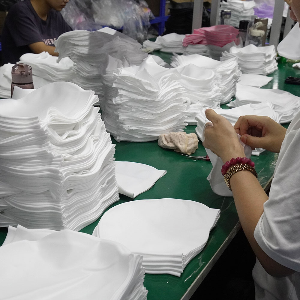 silicone swimming cap 50g