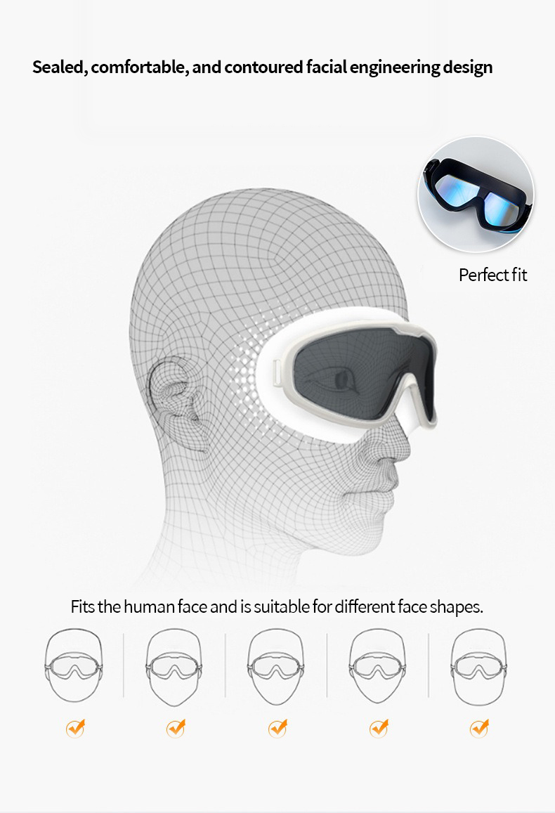 ergonomic design swimming goggles