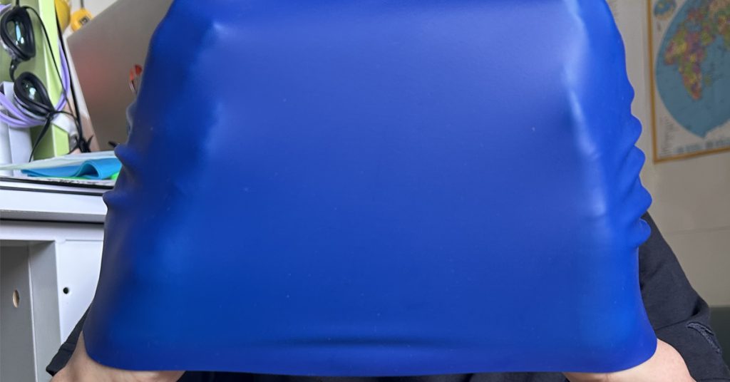 good silicone swimming cap