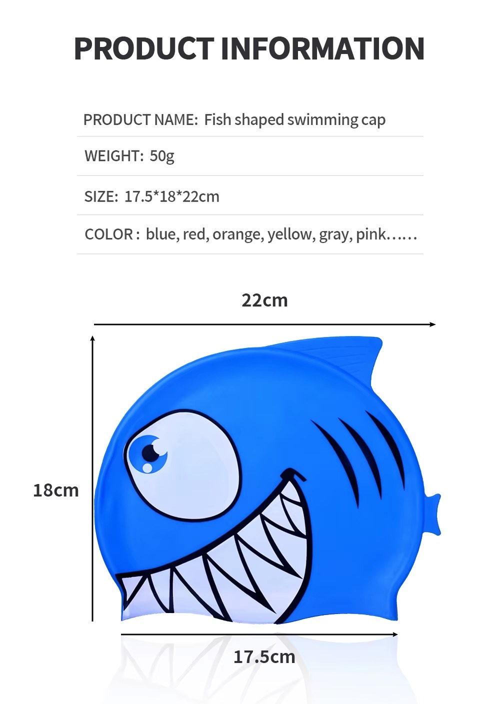 waterproof swim cap