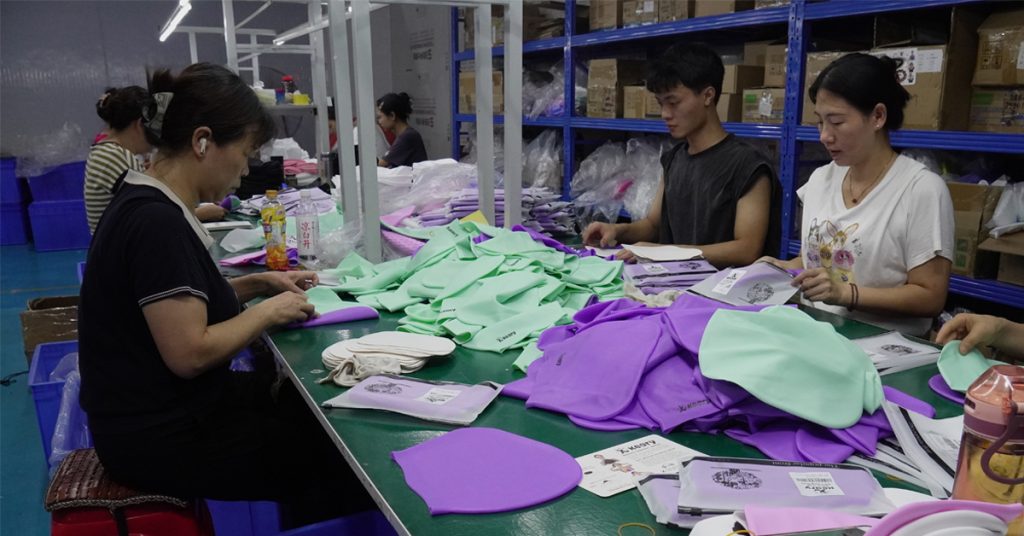 swimming caps factory